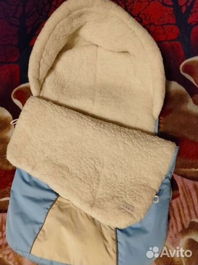 Конверт на выписку для мальчика зимний