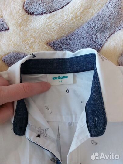 Нарядная рубашка для мальчика, 110