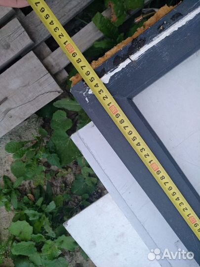 Рама пвх сплошная без стекла цвет серый