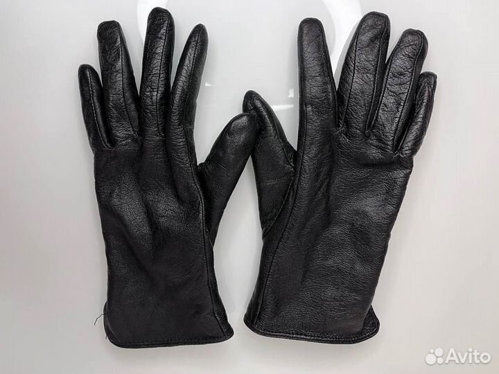 Перчатки женские кожаные / бу