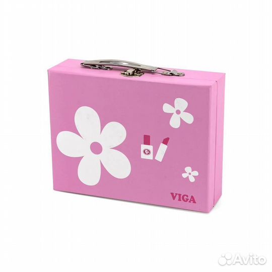 Набор Красавица (8 предметов) в чемодане (дерево) Viga 50531