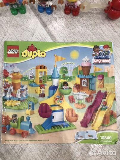 Lego duplo большой парк аттракционов