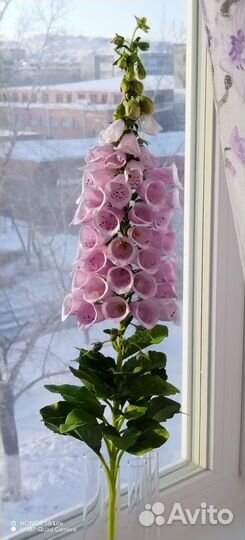 Наперстянка ручной работы из фоамирана