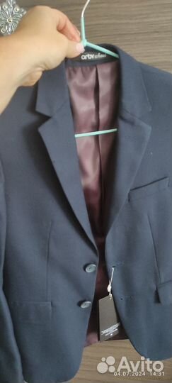 Пиджак для мальчика orby 140 новый
