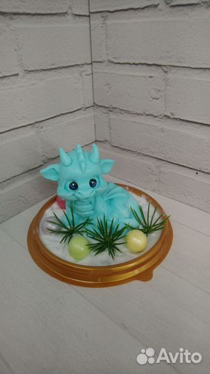 Дракончик из мыла в куполе