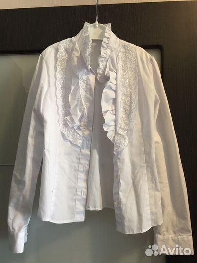 Блузка белая б/у