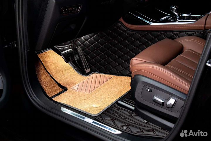 3D Коврики KIA Sorento из Экокожи