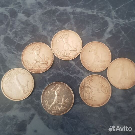 Коллекция серебряных монет