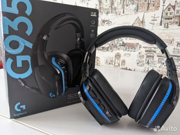 Logitech g935 пользовался 2 мес, гарантия мвидео