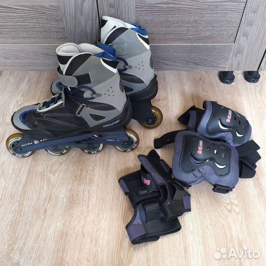 Ролики мужские р.42 Ultra Wheels плюс защита