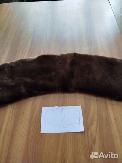 Меховой воротник цигейка