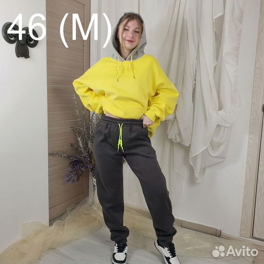 Джоггеры с флисом 7986