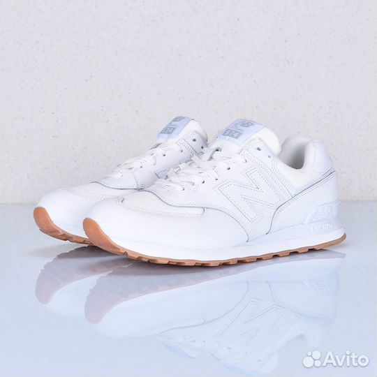 Кроссовки New Balance 574 натуральная кожа