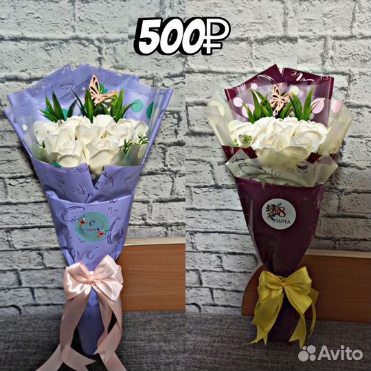 Букеты из мыльных цветов / мыльные букеты