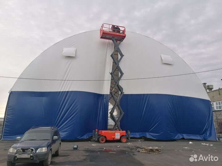 Каркас ангара 24х60 м. с арочной крышей