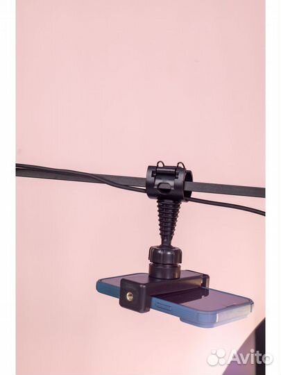 Бестеневая лампа луна на струбцине