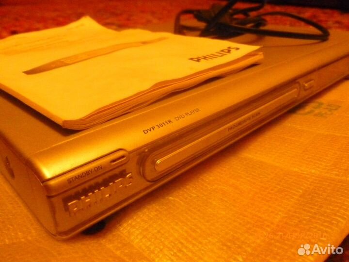 Проигрыватель DVD CD дисков Филипс