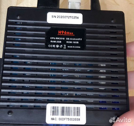 Android tv приставка H96 Max