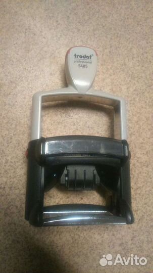 Штамп самонаборный печать