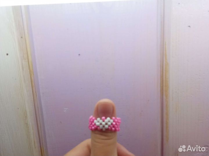 Кольцо с сердечком