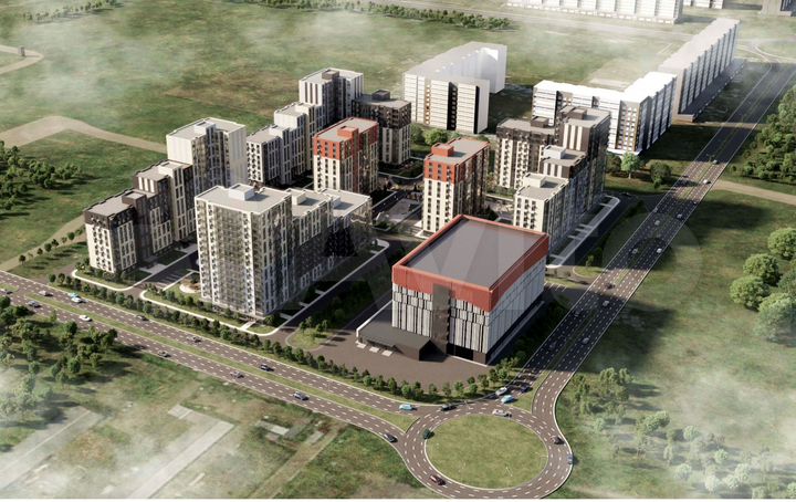 2-к. квартира, 63,6 м², 5/13 эт.