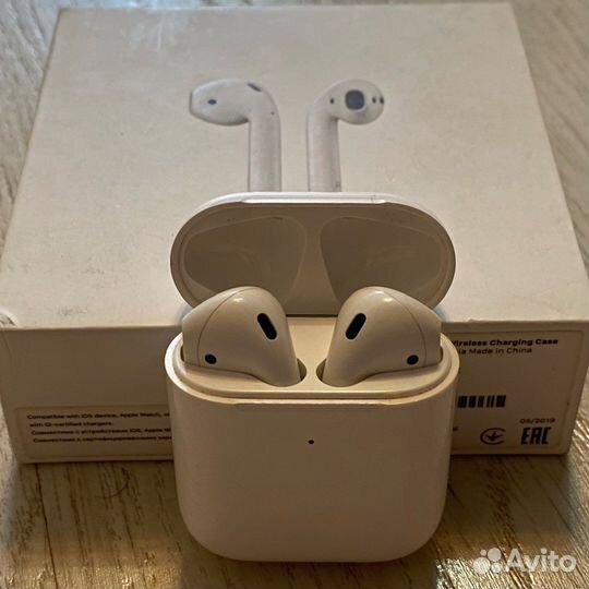 AirPods 2 (with wireless charger), Ростест, Чек