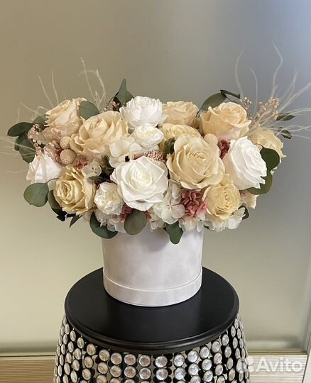 Букет из стабилизированных цветов