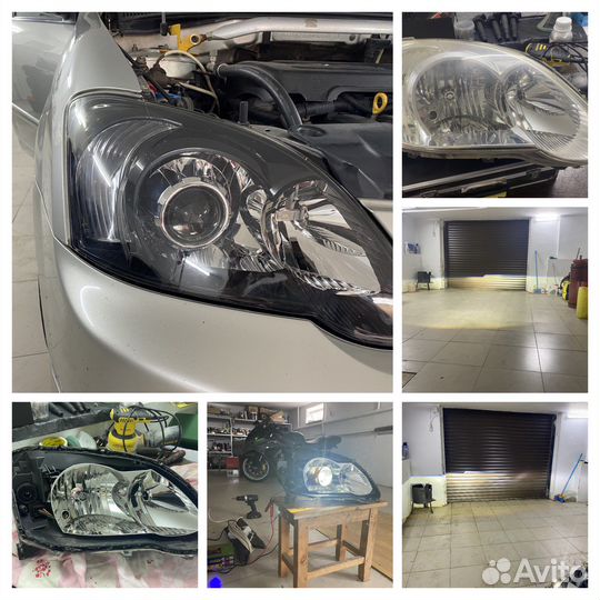 Полировка кузов фар химич полировка устан линз led