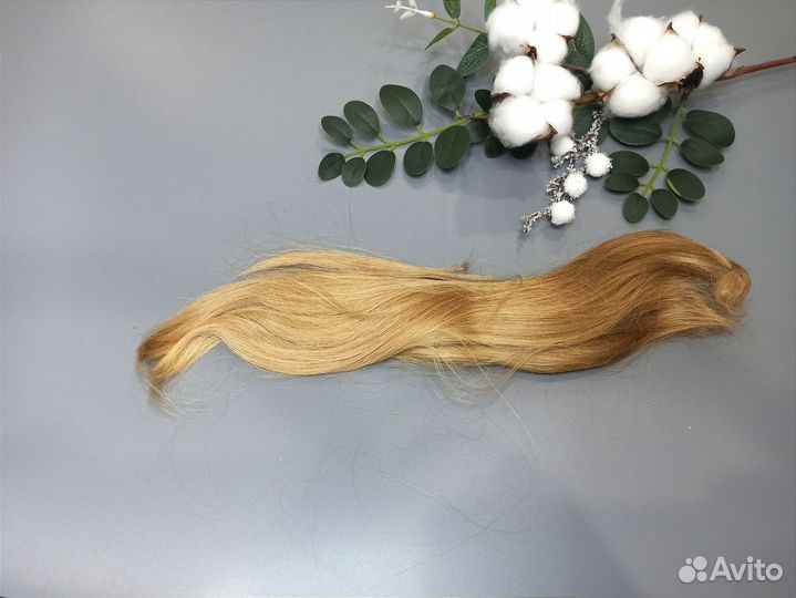 Волосы натуральные срез