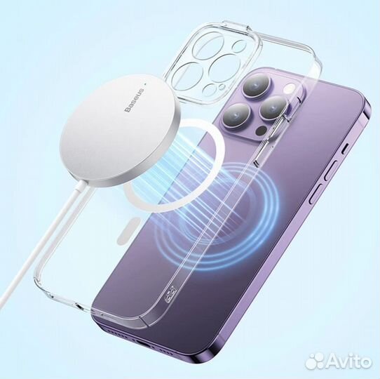 Зарядка беспроводная Baseus Simple Mini3 15W