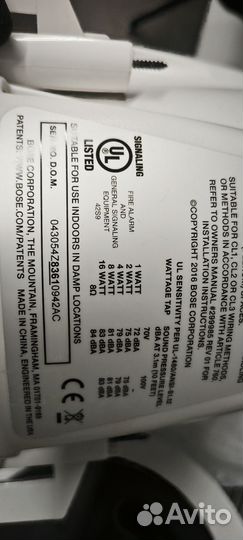 Колонка встраиваемая bose FreeSpace DS 16F