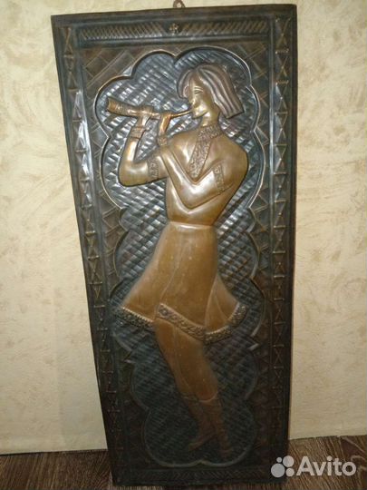 Картина чеканка СССР