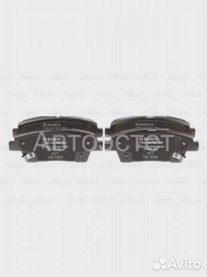 Тормозные колодки дисковые 0 986 494 766