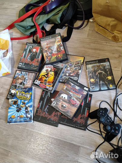 Игровая консоль PlayStation 2 (прошитая)