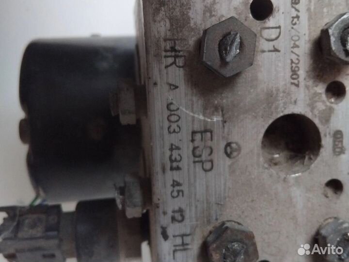 Блок абс A0034314512 Mercedes-Benz A W168 1997-2004 года