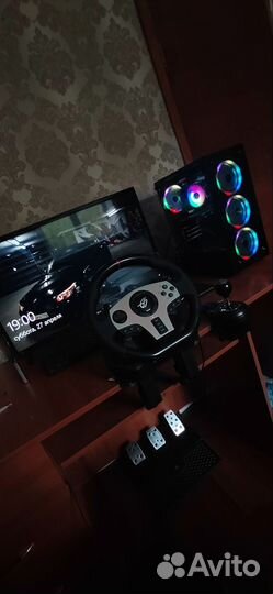 Игровой пк + руль