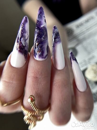 Титановая нить,Маникюр, педикюр, наращивание