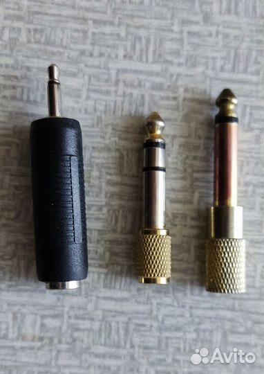 Переходники miniJack 3,5 мм - на Jack 6,3 мм