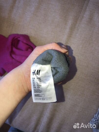 Шапка шлем reima 46 и варежки h&m