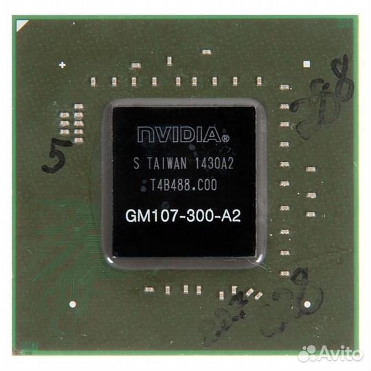 Видеочип nvidia GM107-300-A2 GTX750 с разбора нере