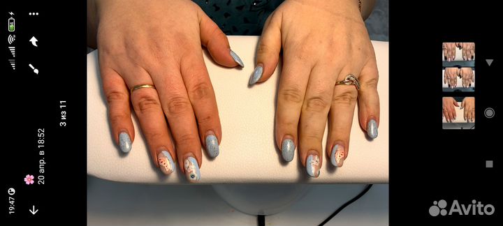 Модель на маникюр
