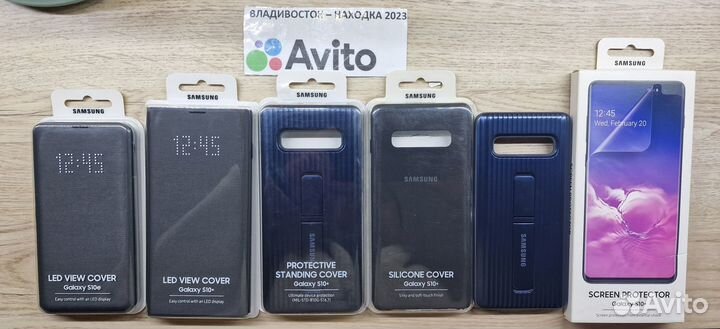 Чехол книжка, бампер оригинал Samsung S10+,S10E,S9