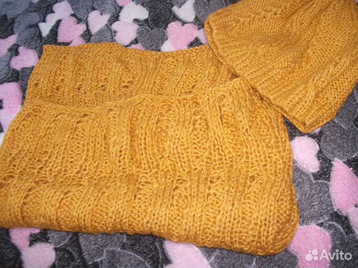 Комплекты женские шапка+шарф