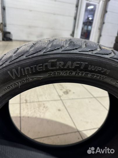 Kumho WinterCraft WP71 245/40 R18 и 265/35 R18