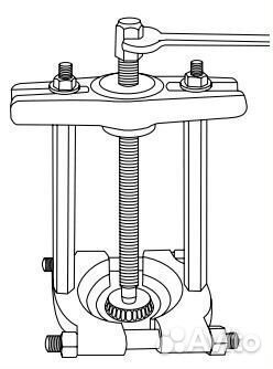 Набор съемников подшипников сепараторного типа
