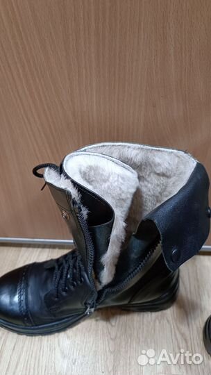 Берцы кожаные мужские зимние 45 р
