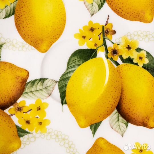 Чайная пара «с лимоном» (чашка с блюдцем)