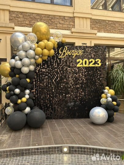 Аренда фотозоны из пайеток