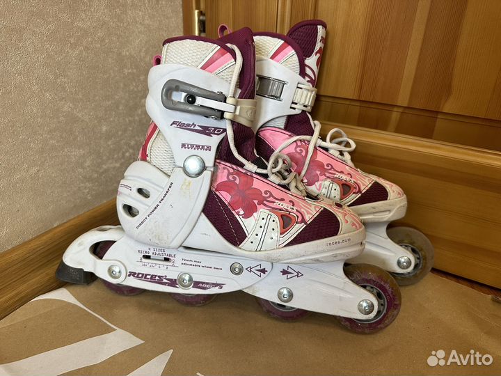 Ролики Roces Flash 3.0 раздвижные р 30-35