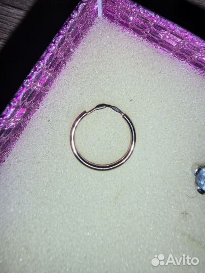 Серьги серебро